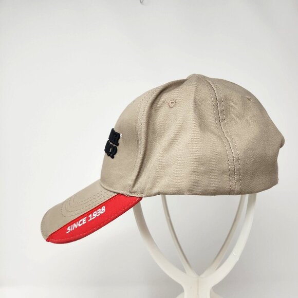 TSC Tractor Supply Co. Hat Beige & Red Adjustable Cap  Farming Since 1938 (k) - Picture 2 of 5